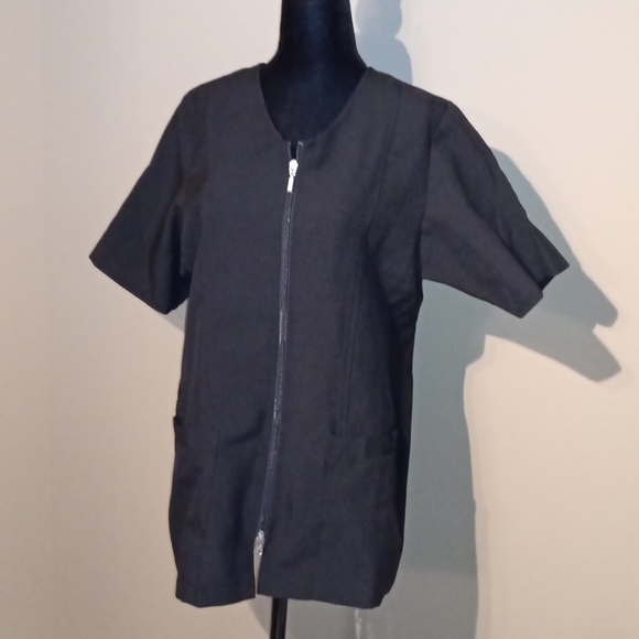 Banquet Serving Short Sleeve with Pockets + Zipper, Work Top Uniformes Select - Picture 3 of 8